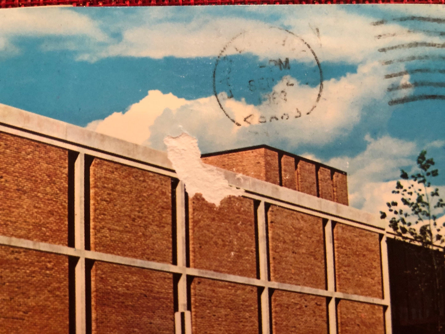 University of Michigan Space Physics Building Vintage Postcard