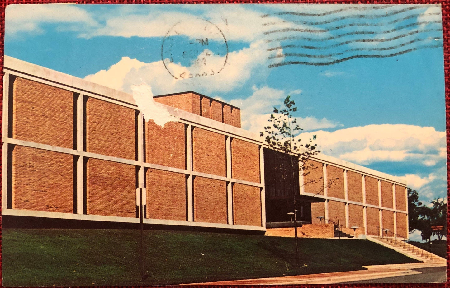 University of Michigan Space Physics Building Vintage Postcard