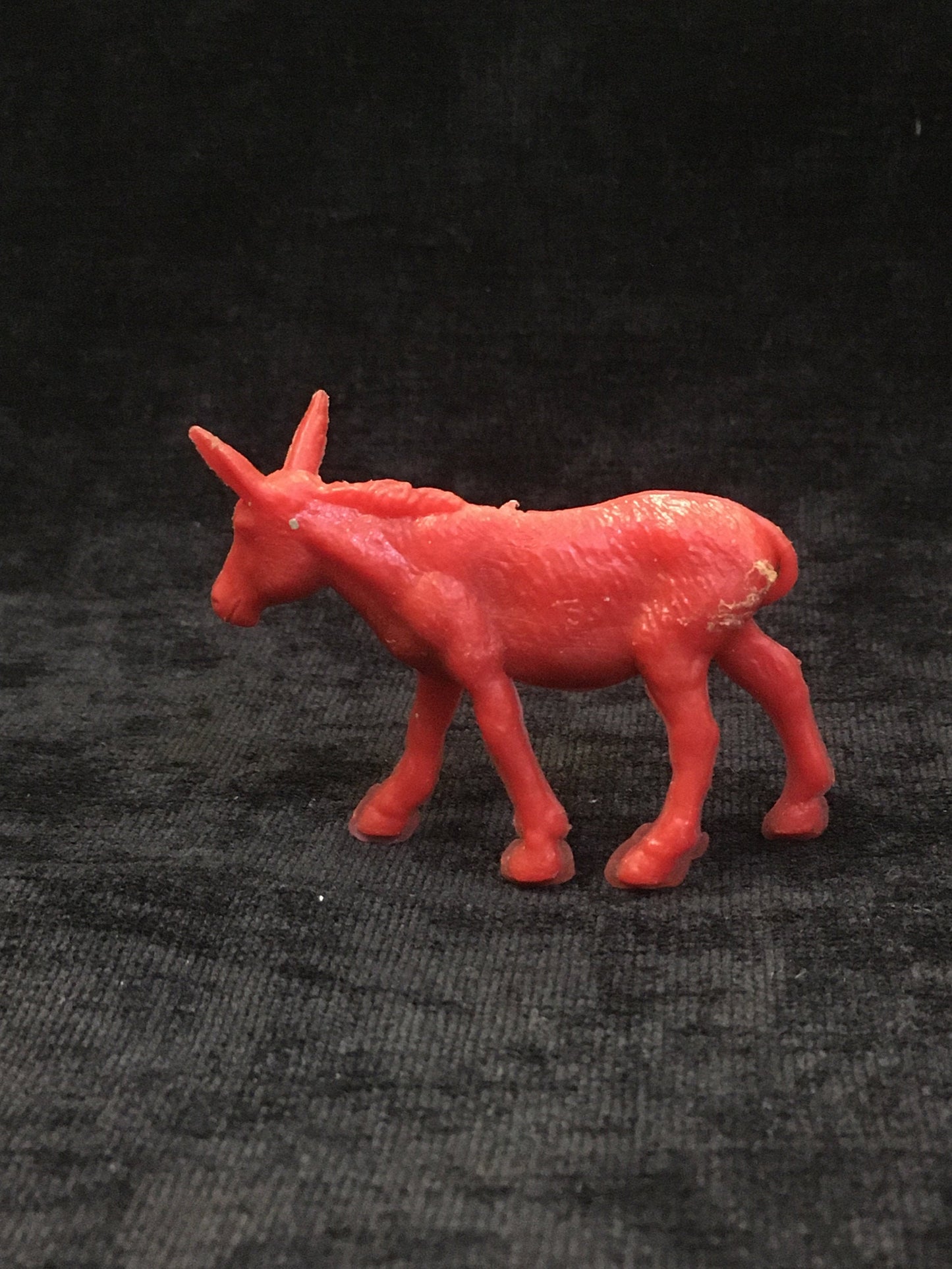 Bergen Toy & Novelty Donkey Red, Vintage