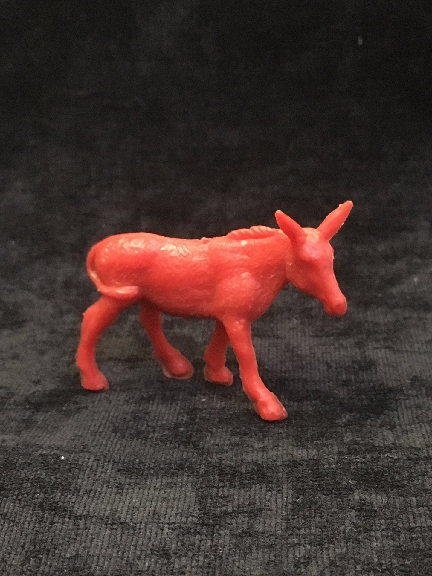 Bergen Toy & Novelty Donkey Red, Vintage