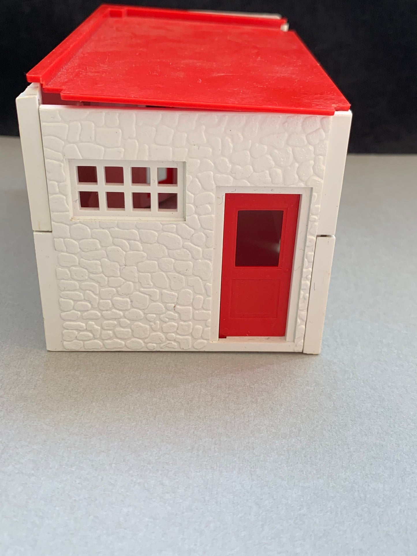 Gas Station Restaurant Doll House 5 piece Set-Outhouse, Phone Booth, Flower Stand