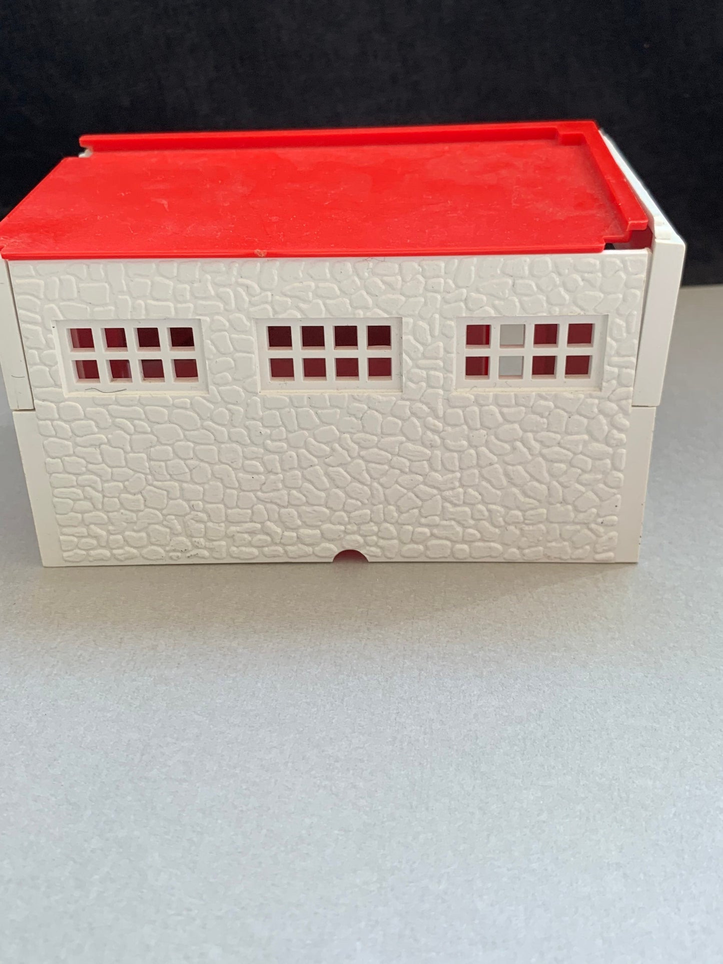 Gas Station Restaurant Doll House 5 piece Set-Outhouse, Phone Booth, Flower Stand
