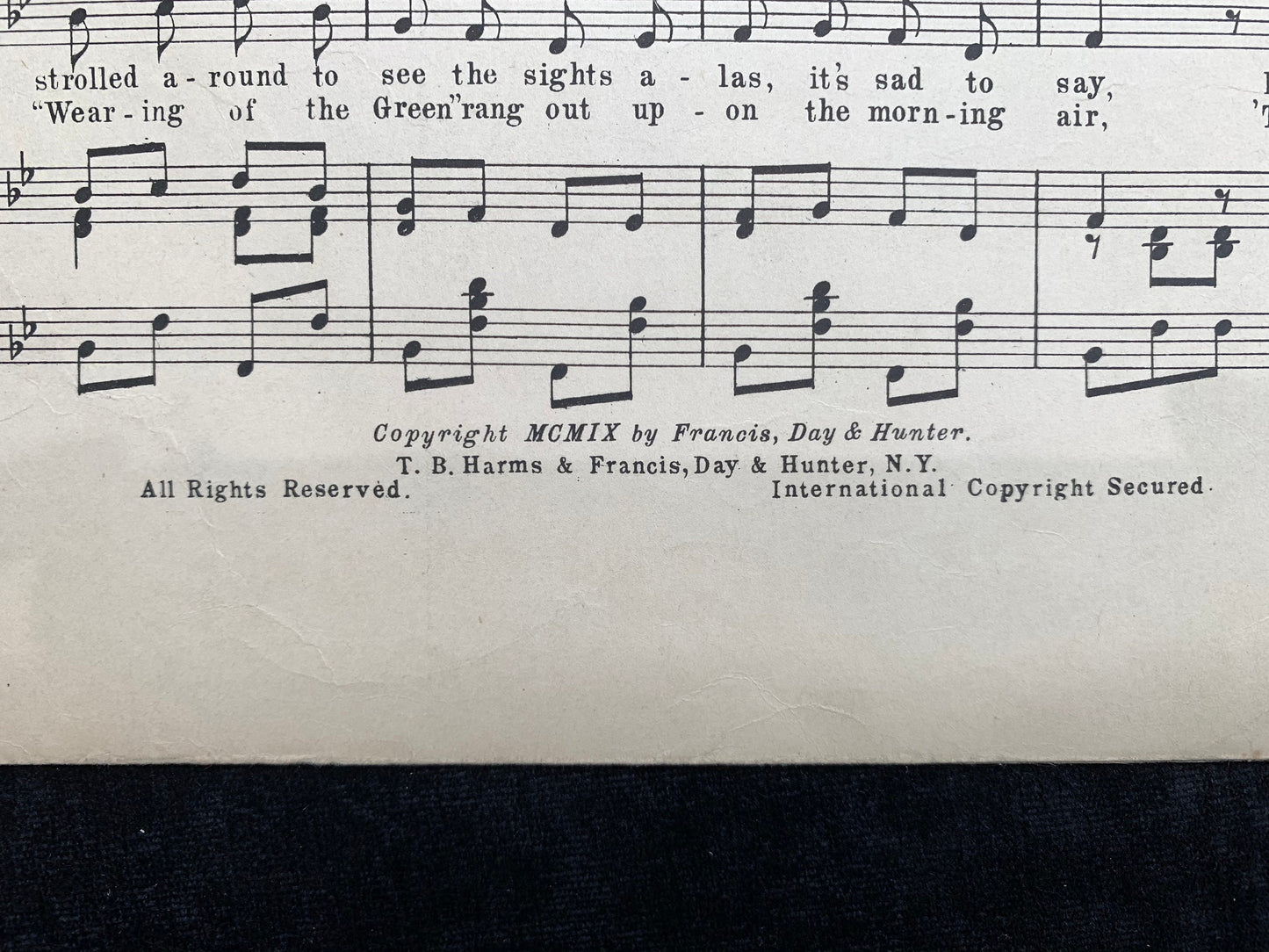 Has Anybody Here Seen Kelly? Vintage Sheet Music 1909