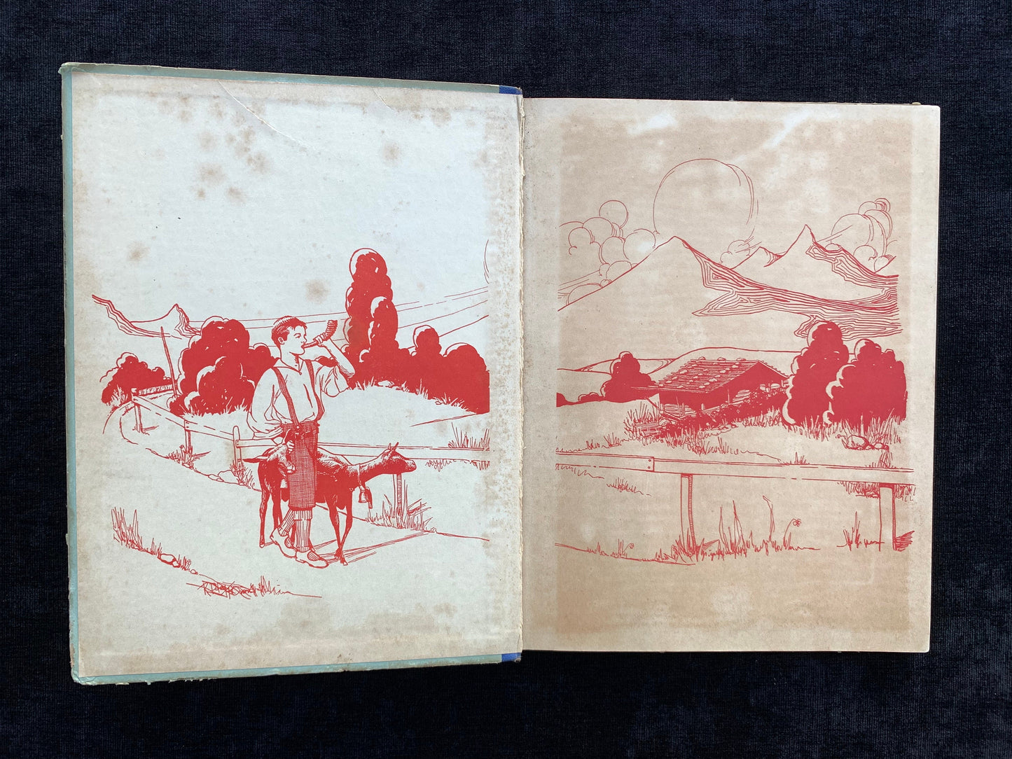 The Little Swiss Wood-Carver by Madeline Brandeis First Edition 1929 Featuring Photos Taken by the Author