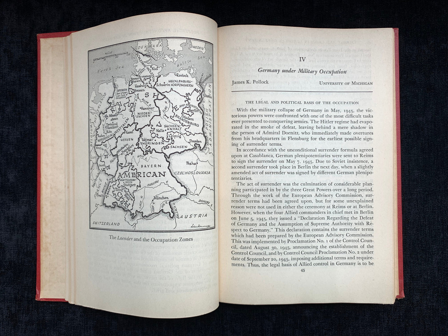 Change and Crisis in European Government, 1947, Edited by James Kerr Pollock