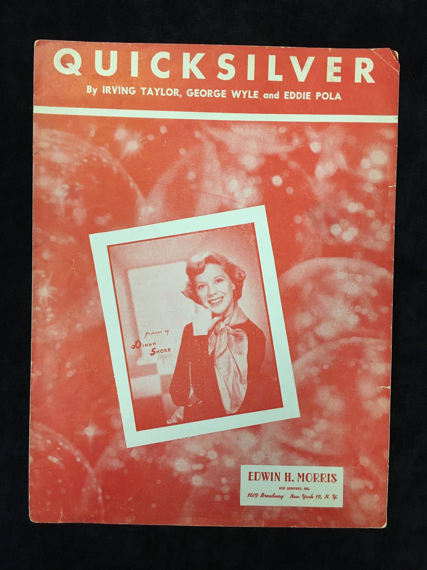 Quicksilver by Irving Taylor, George Wyle, Eddie Pola Feat. Dinah Shore 1949