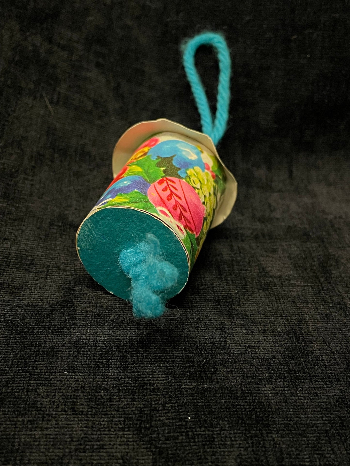 Thread and Decorated Spool Hand Made Hanging Ornament