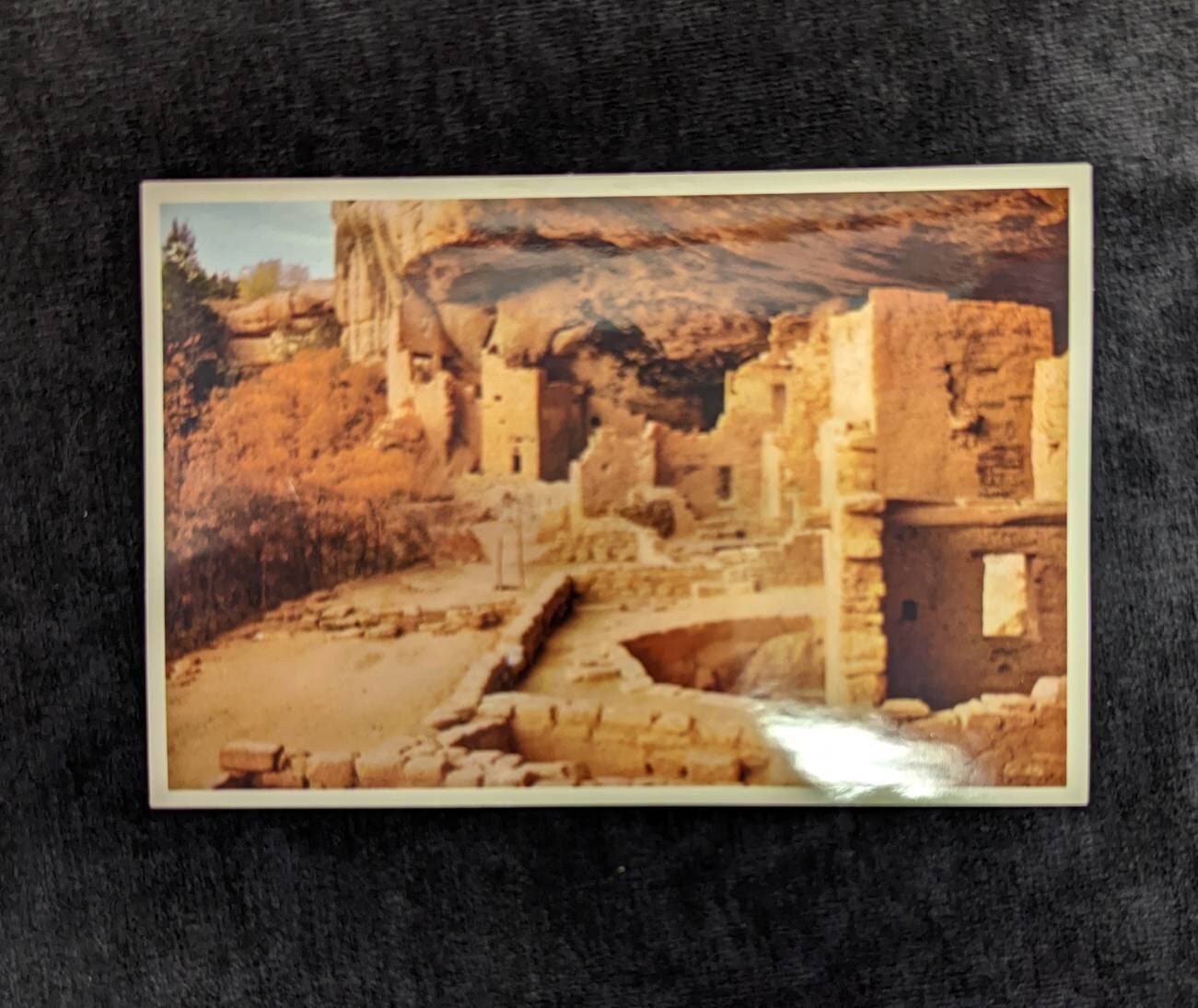 Spruce Tree Ruin at Mesa Verde National Park, Vintage Postcard