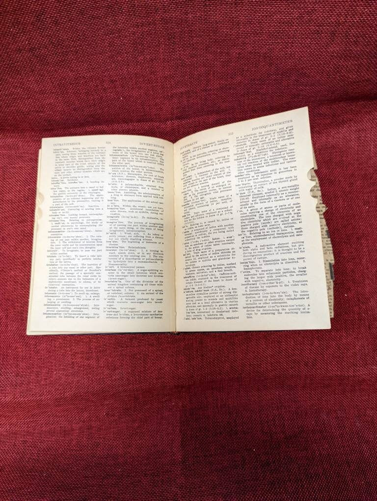Stedman's Shorter Medical Dictionary - 1950s Book