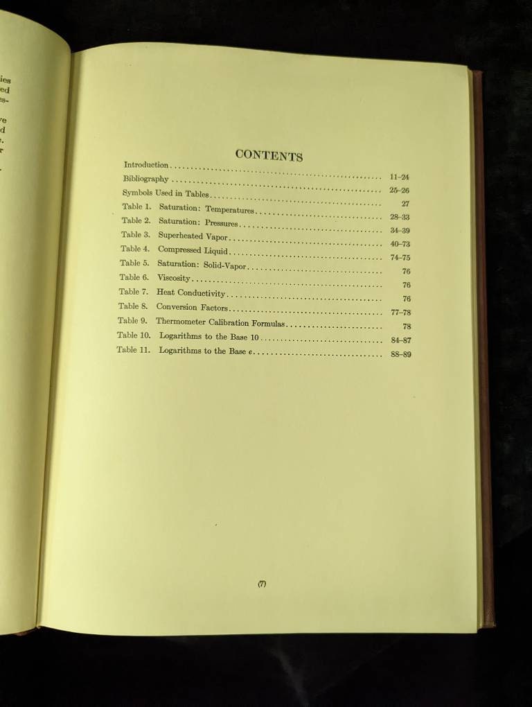 Thermodynamic Properties of Steam First Edition by Joseph Keenan and Frederick Keyes