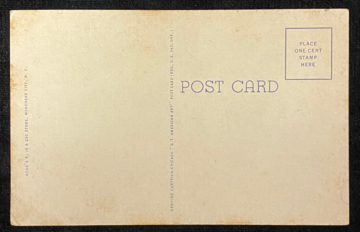 Carolina Petroleum Company's Well Searching for Oil - Morehead City, N.C. - 1946 Linen Postcard