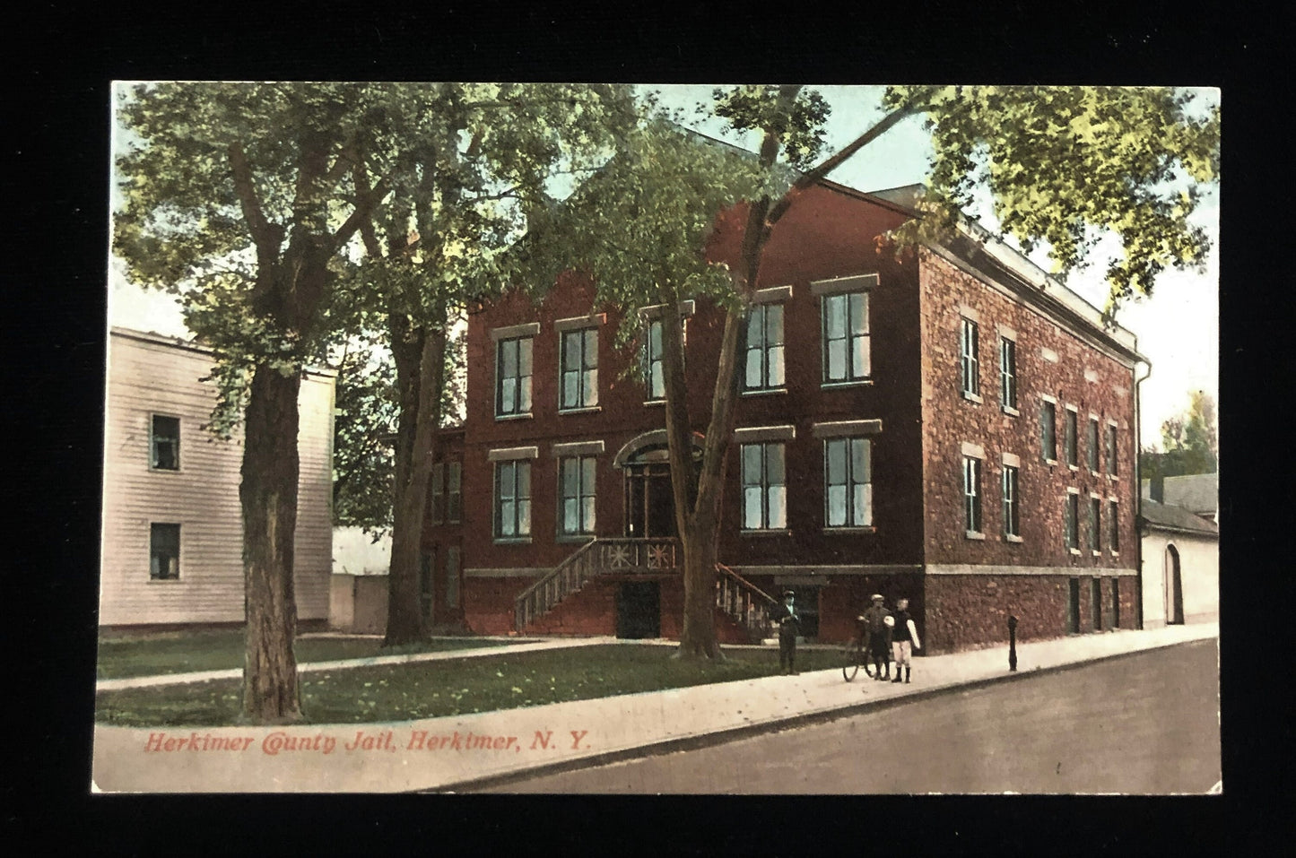Herkimer County Jail, Herkimer, N. Y. - Vintage Postcard