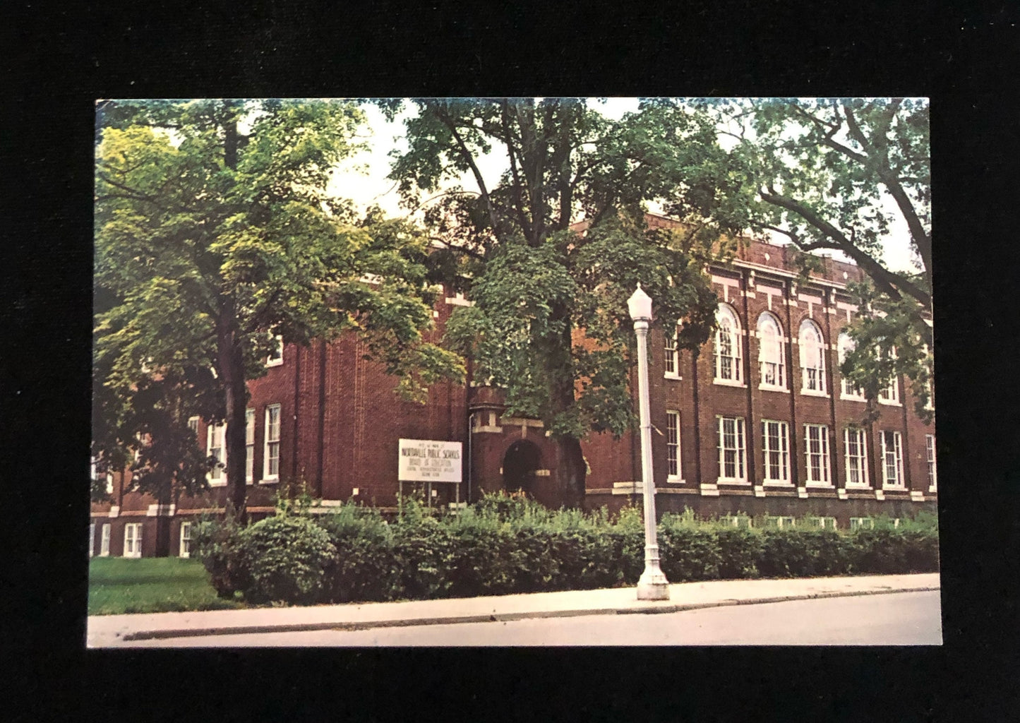 Northville Public Schools Administration Building and Junior High Vintage Postcard