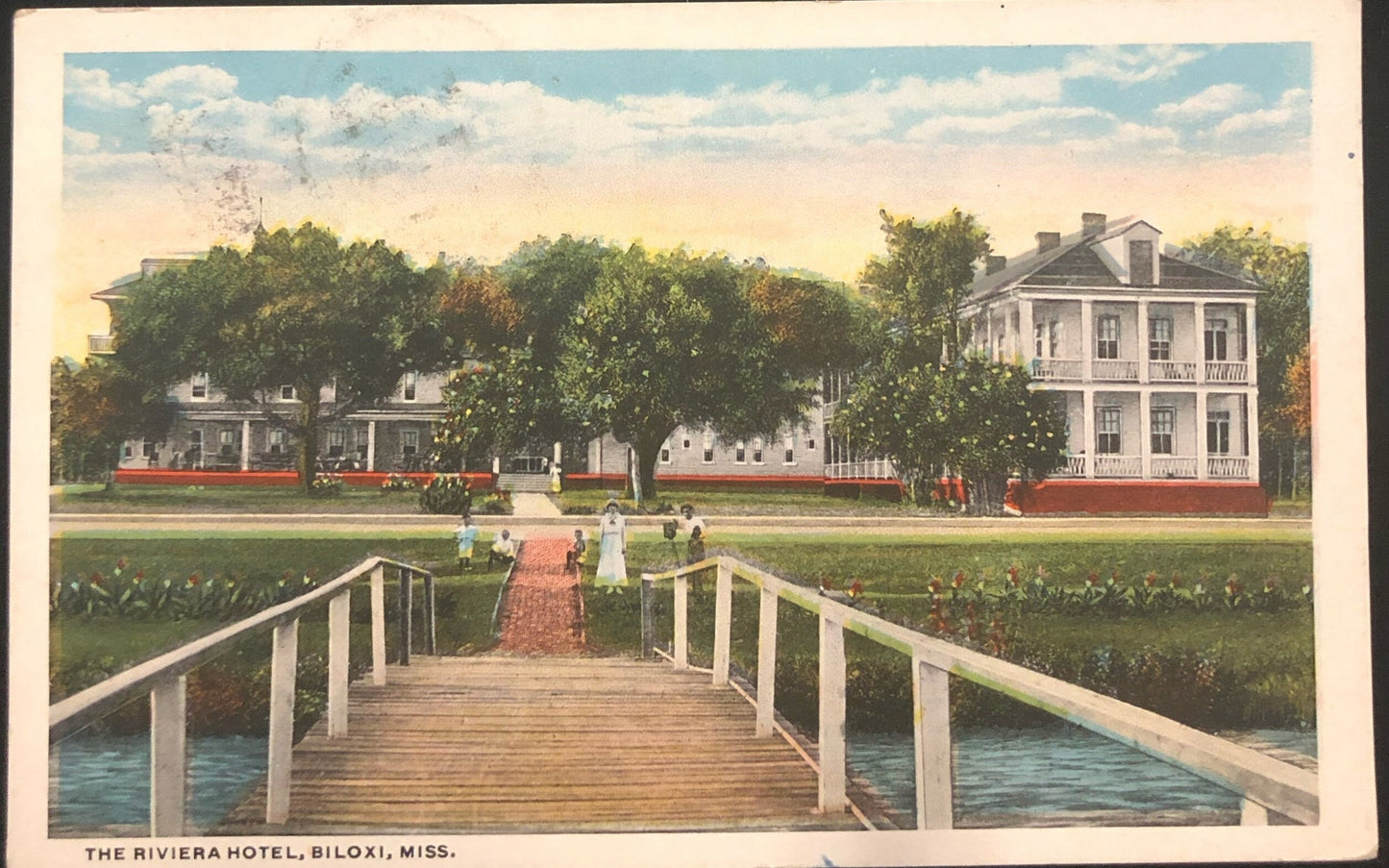 The Riviera Hotel, Biloxi, Mississippi Vintage Postcard