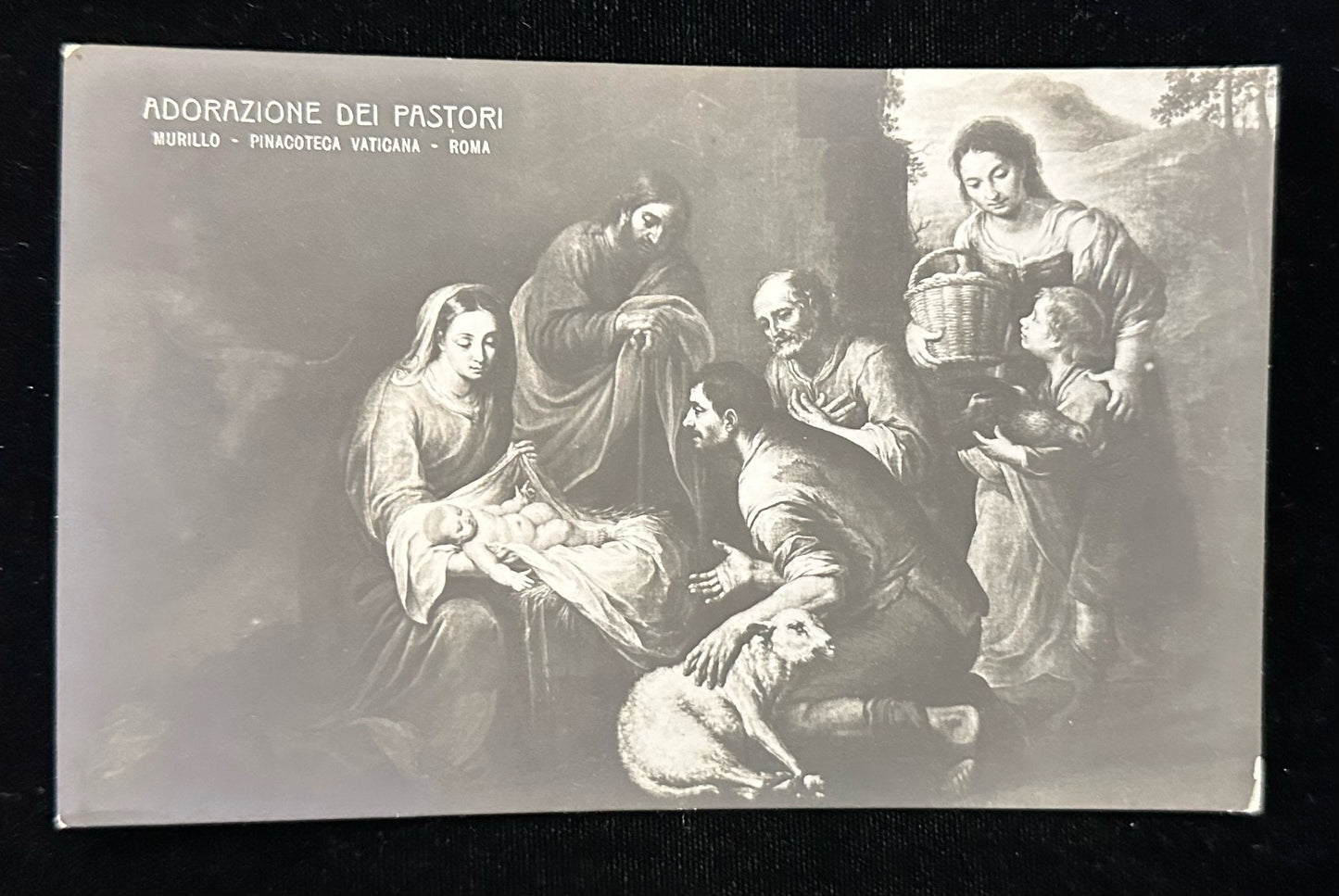 Adorazione Del Pastori- Murillo- Pinacoteca Vaticana- Roma, Italy- Vintage Postcard