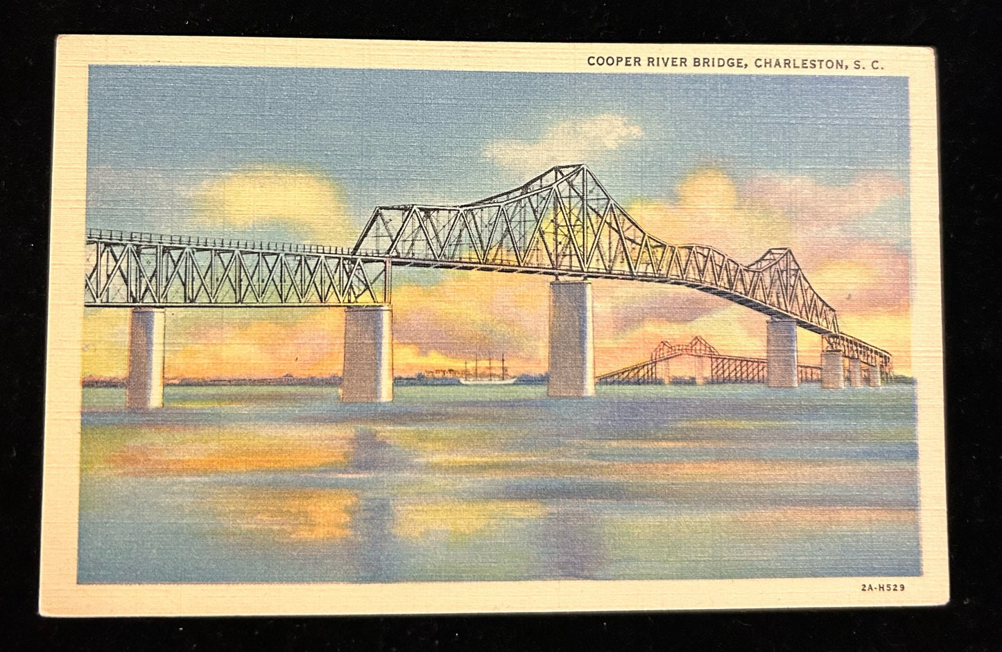South Carolina Bridges- Broad Street Bridge over Congaree, The Cooper River Bridge, John P. Grace Bridege- Bundle of 3 Cards