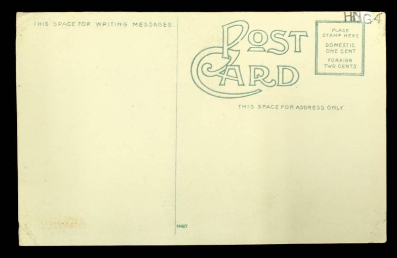 Hanging Bridge Royal Gorge, Colorado - 1910 Vintage Postcard
