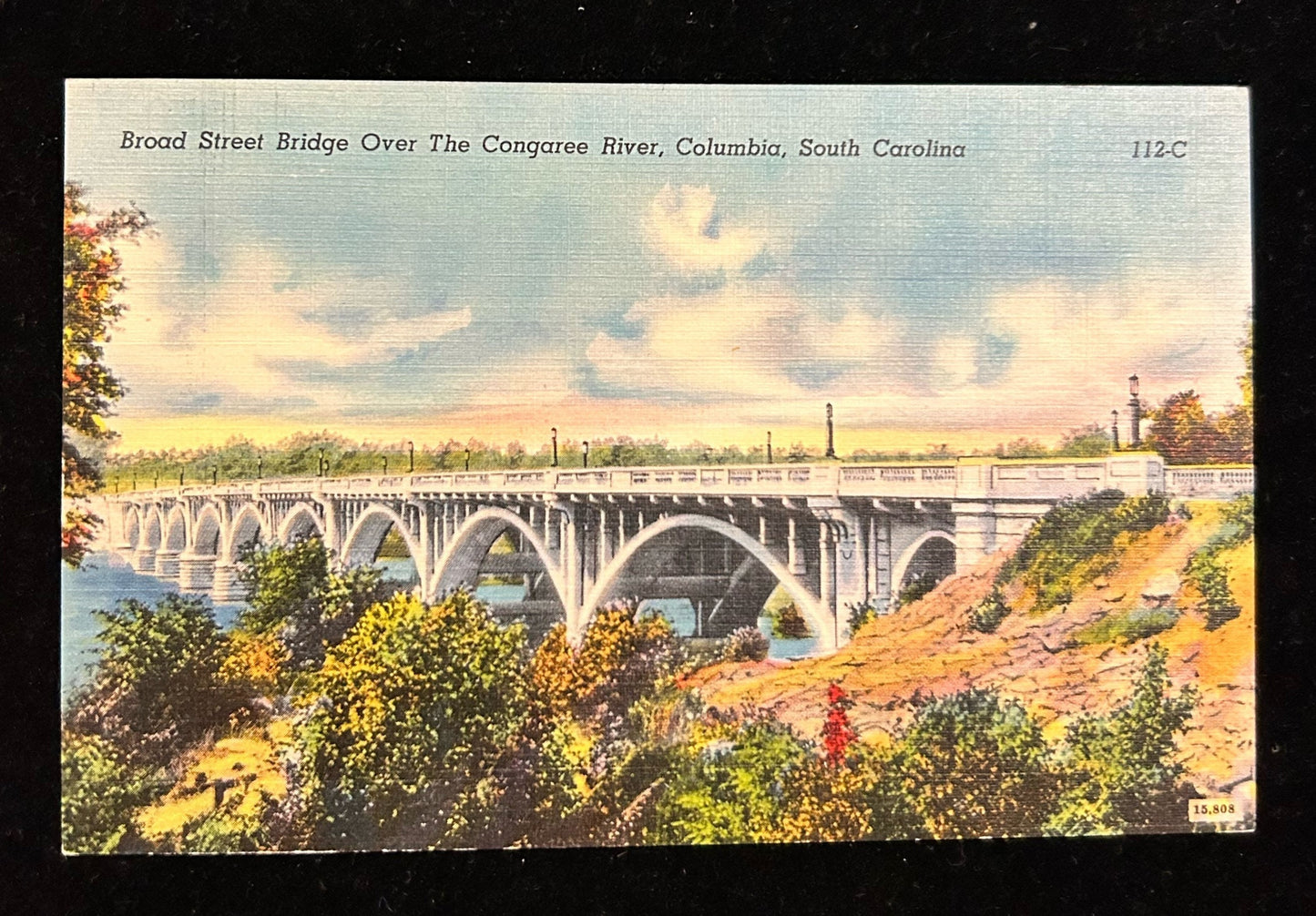 South Carolina Bridges- Broad Street Bridge over Congaree, The Cooper River Bridge, John P. Grace Bridege- Bundle of 3 Cards