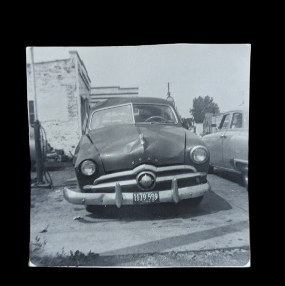 Black and White Photo of a 1949 Ford Car - An Easy Restoration - Popular Ford 1949