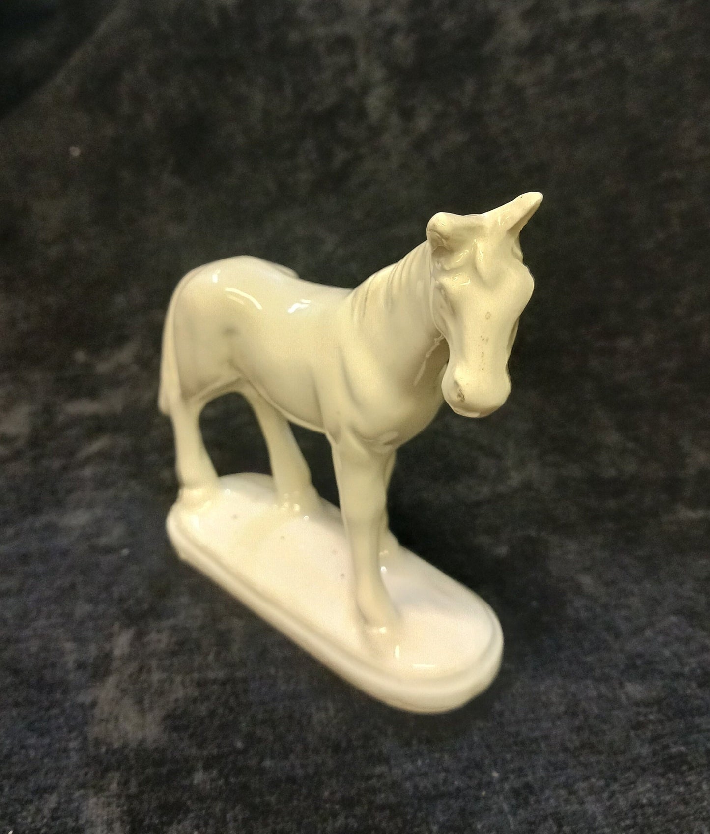 Japanese Porcelain Horse Figurine