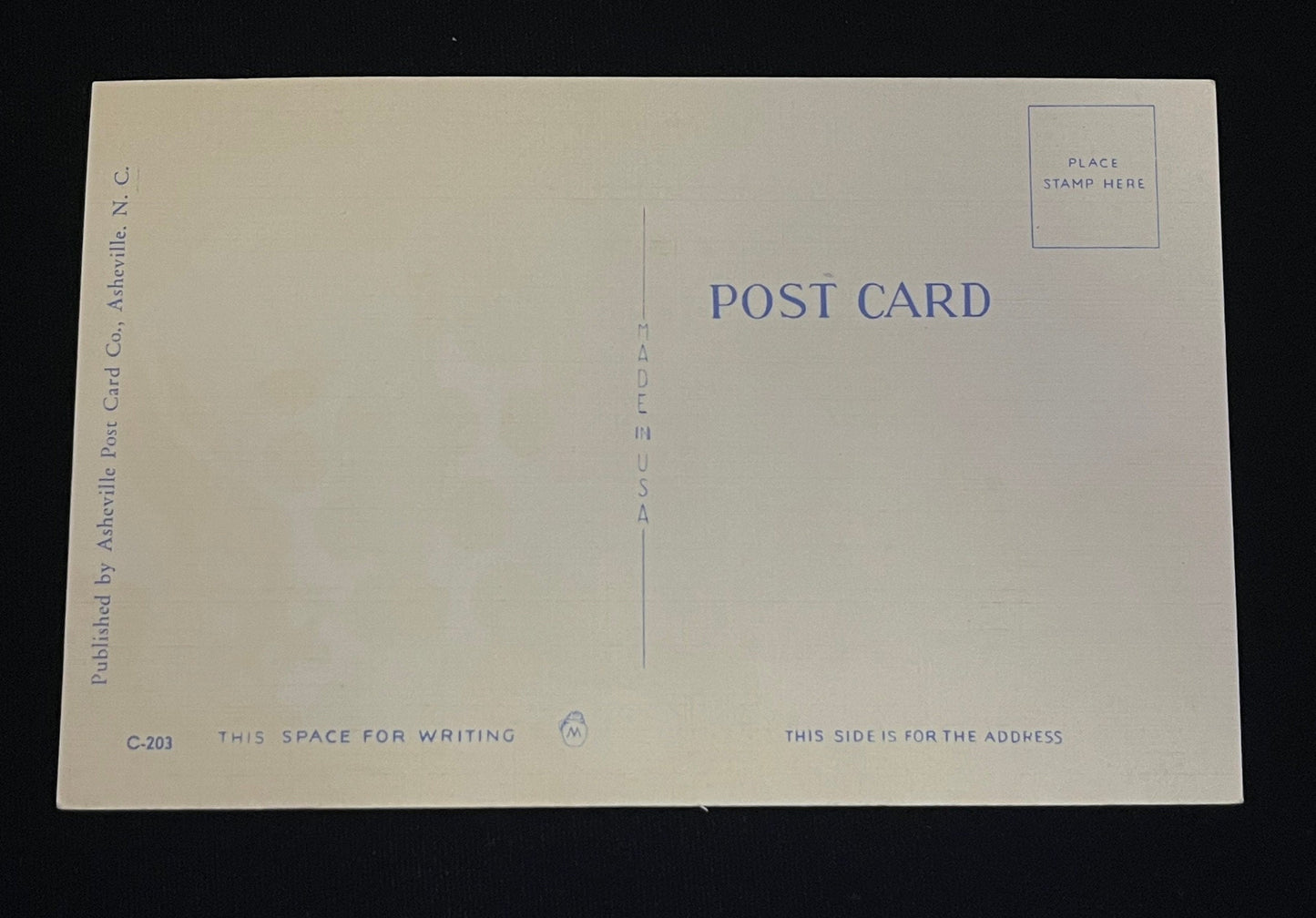 The Only Accommodation I Could Find Here - Linen Postcard