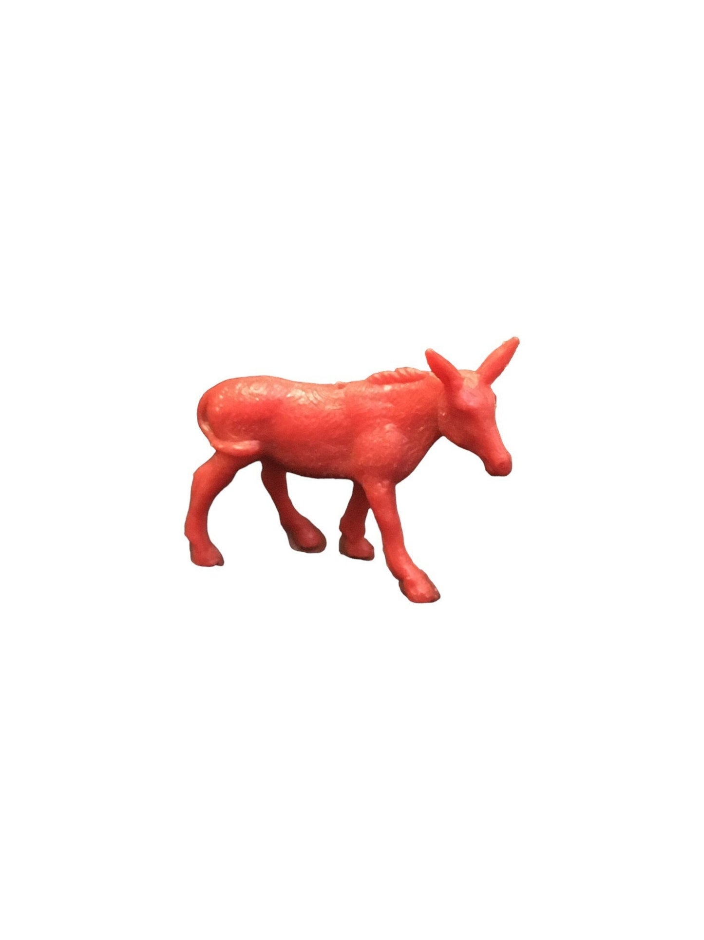 Bergen Toy & Novelty Donkey Red, Vintage