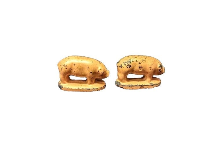 Auburn Rubber Pigs - Vintage 1930s - Sold as set