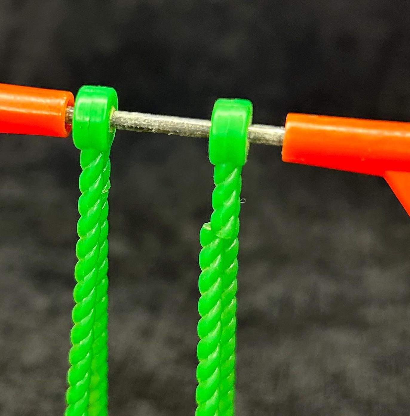 Amce Tiny Doll Swing - Doll house Toy - Outdoor Play Equipment for Doll House = Mid Century Plastic Doll House Swing