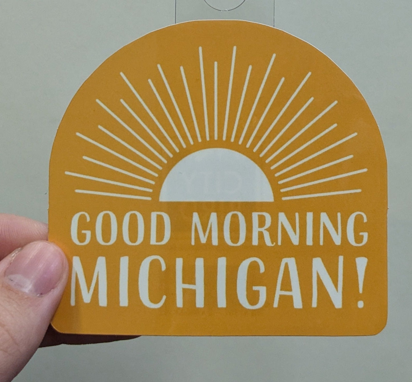Good Morning Michigan! Vinyl Sticker