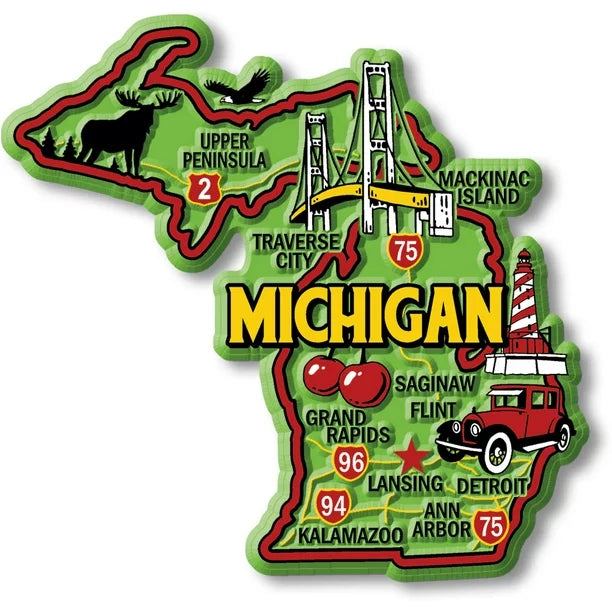 Michigan Big Cities Magnet