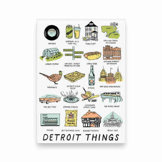 Detroit Things Postcard
