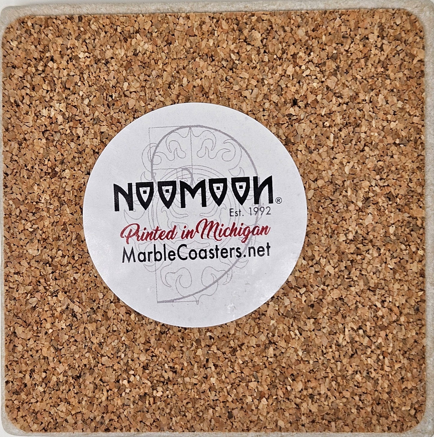 Michigan Love Marble Coaster, Noomoon