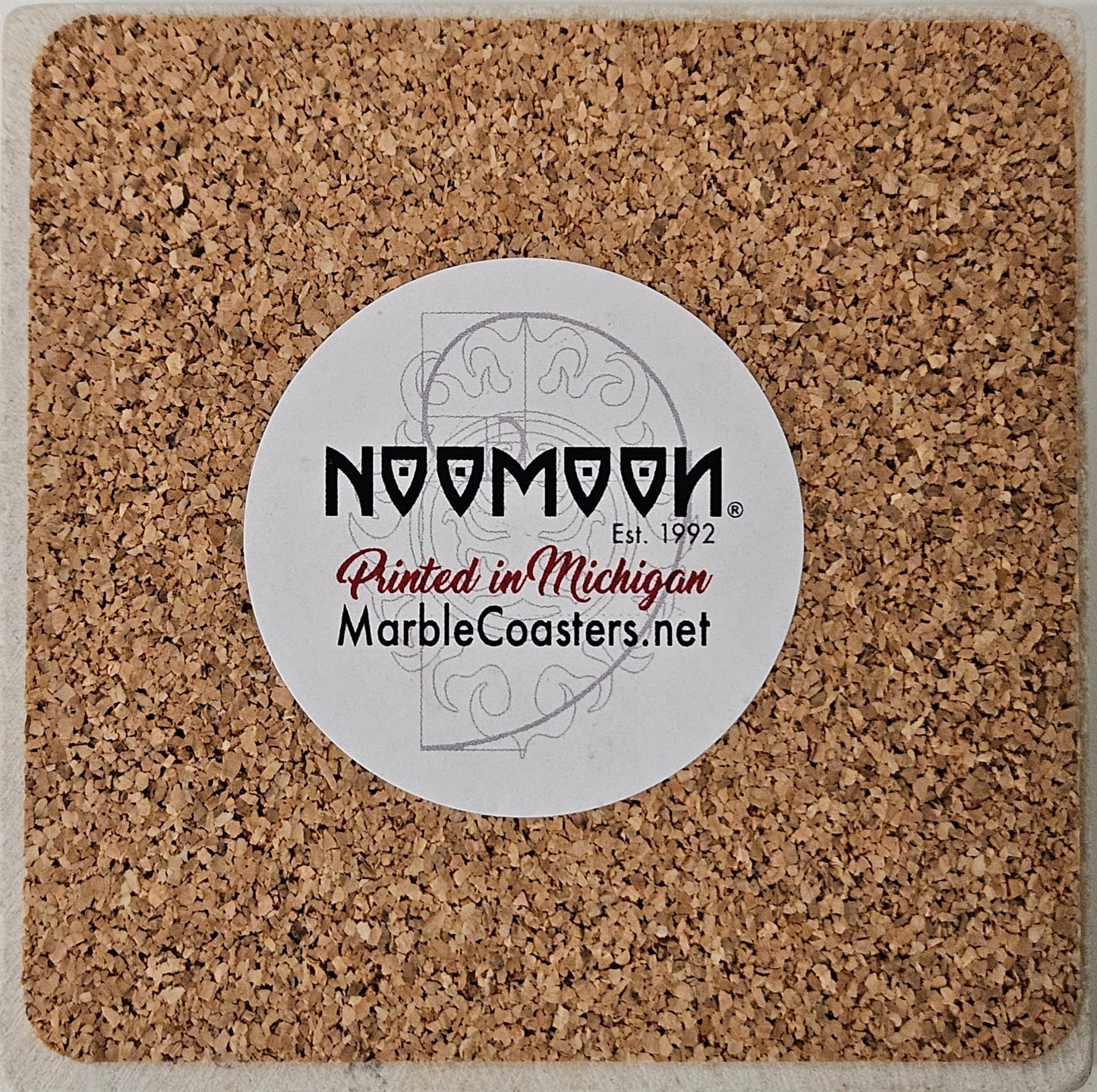 Kalamazoo Heart Marble Coaster, Noomoon