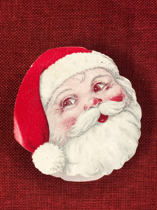 1970's Vintage Christmas Santa Candy Box