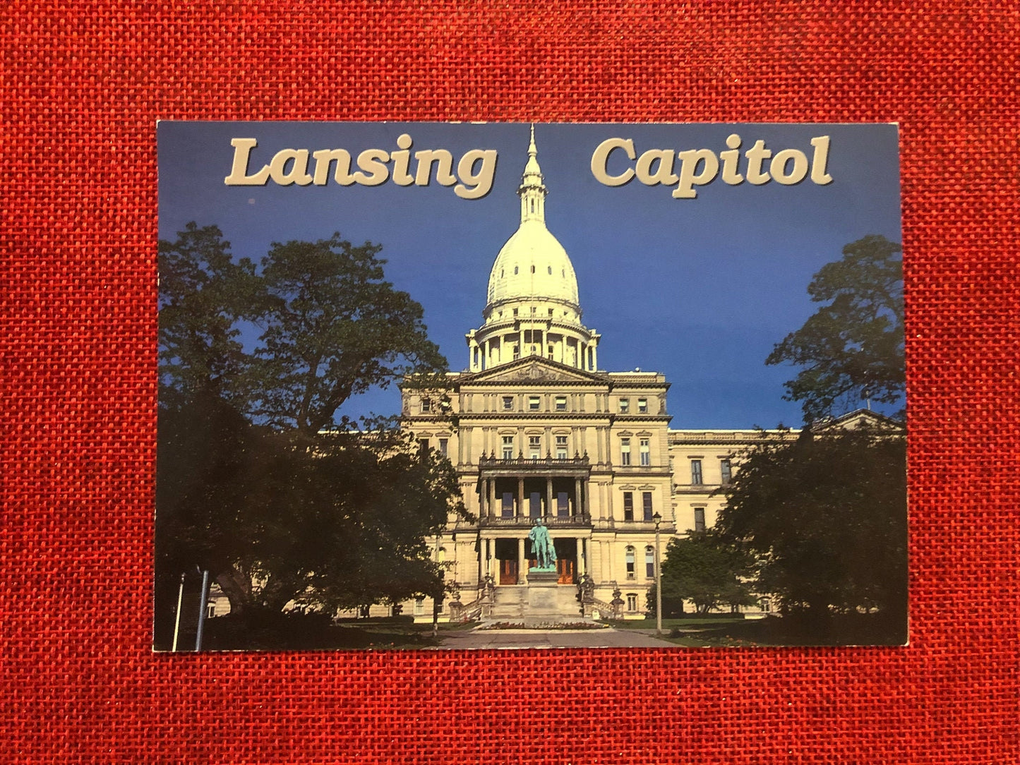 Lansing Capitol Michigan Vintage Postcard