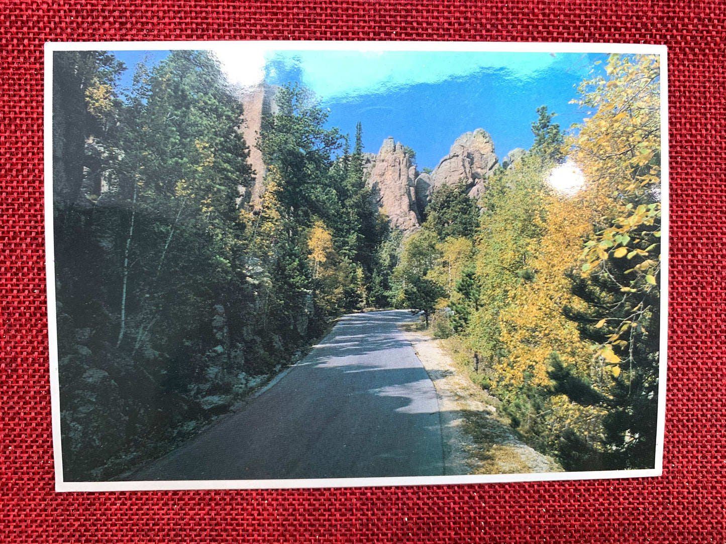 Needles Highway, Black Hills of South Dakota Vintage Postcard 1980s