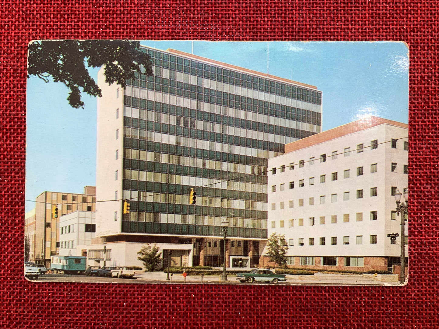 Lansing City Hall and Police Department, Lansing, Michigan MI Vintage Postcard