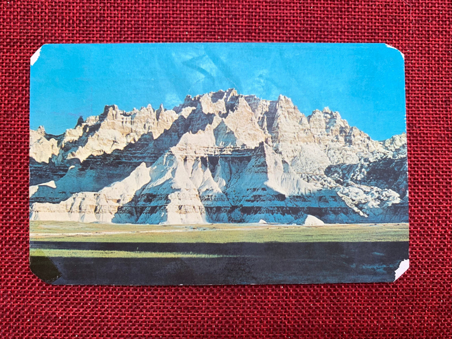 Winter in Badlands National Monument, South Dakota SD Vintage Postcard