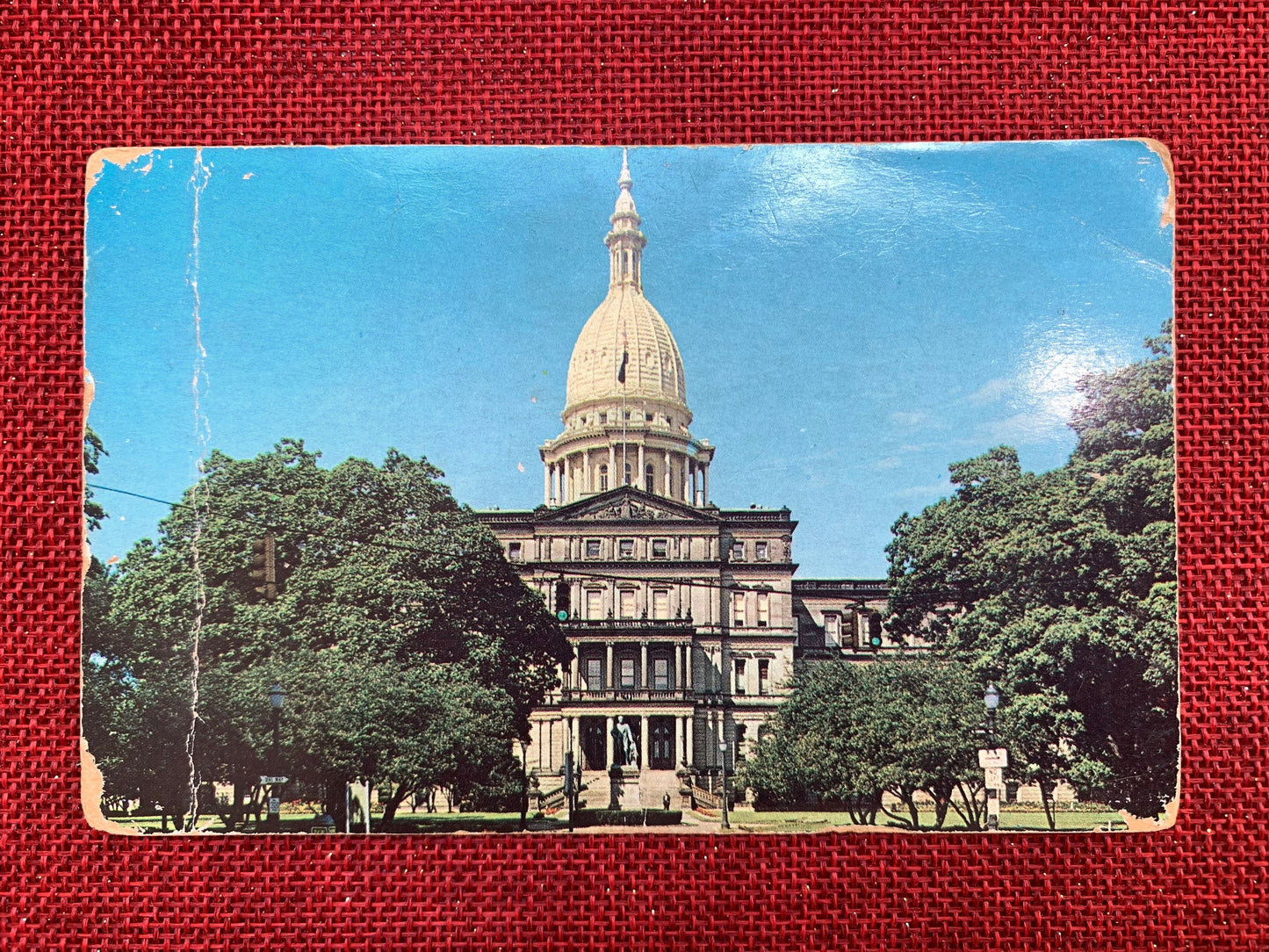 Michigan State Capitol, Lansing, Michigan MI Vintage Postcard