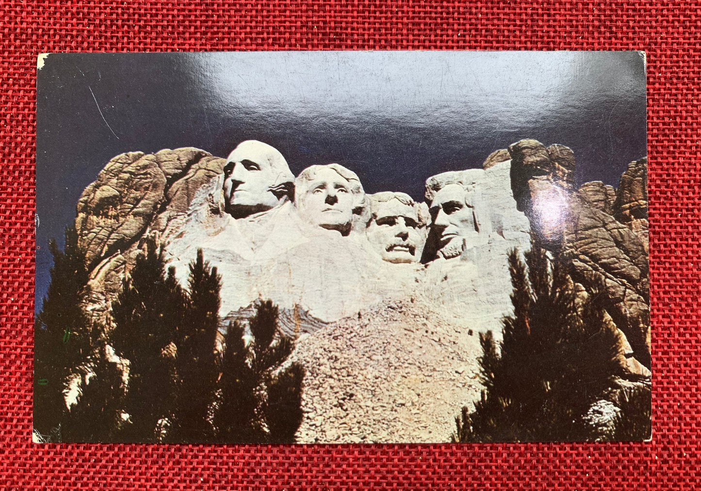 Mount Rushmore National Monument, South Dakota SD Vintage Postcard