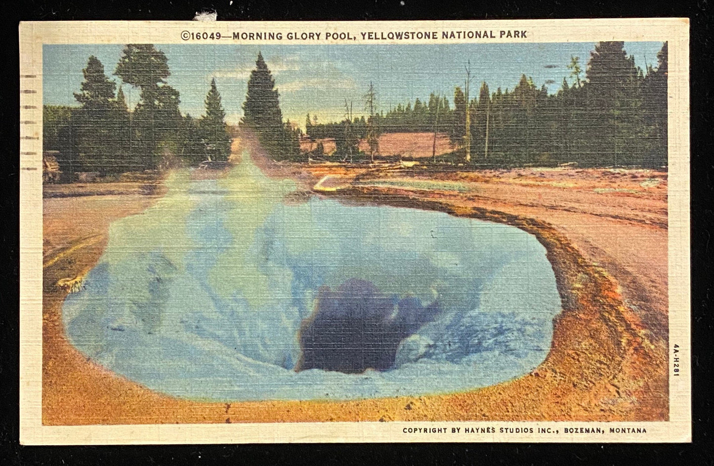 Morning Glory Pool, Yellowstone National Park, Wyoming - 1934