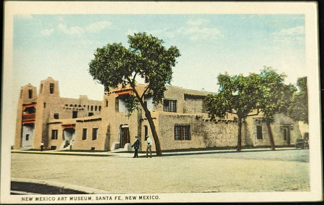 New Mexico Art Museum, Santa Fe, New Mexico - Vintage Postcard