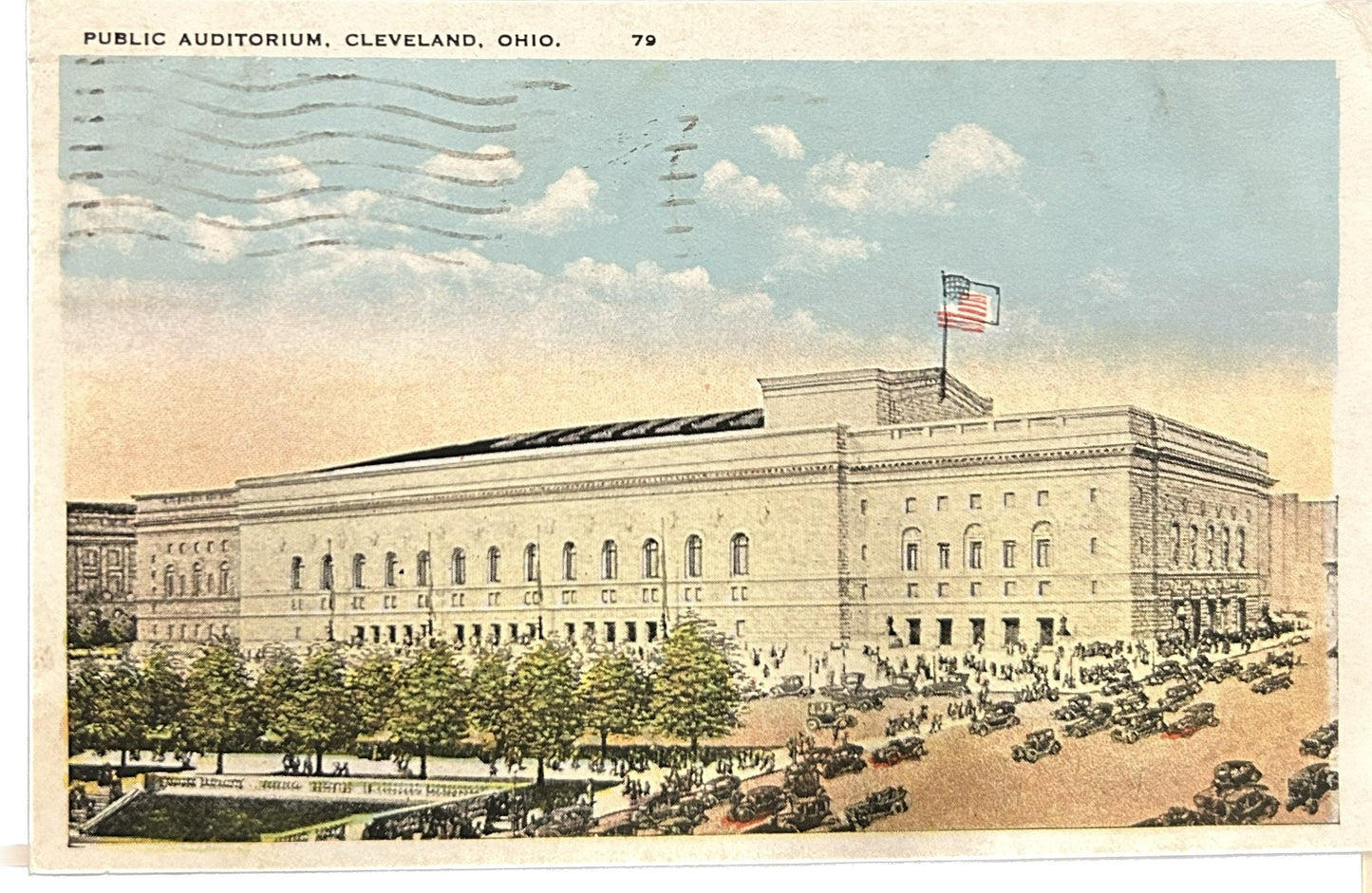 Public Auditorium, Cleveland, Ohio- Vintage Postcard