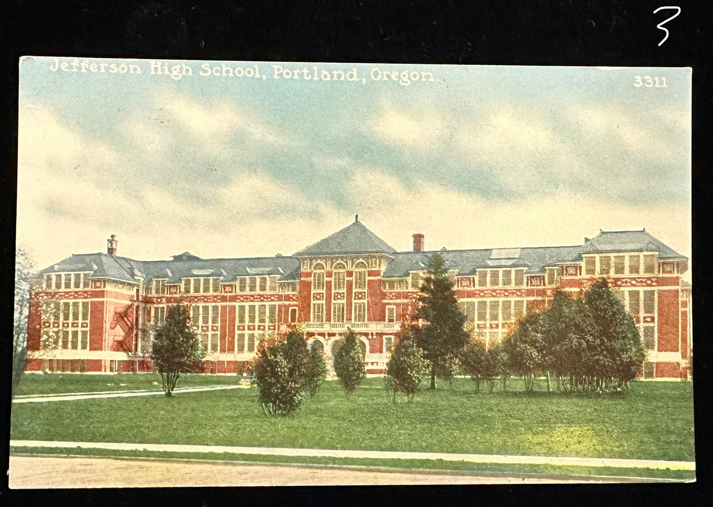 Jefferson High School, Portland, Oregon Series #3311- Vintage Postcards - 3 available, sold separately