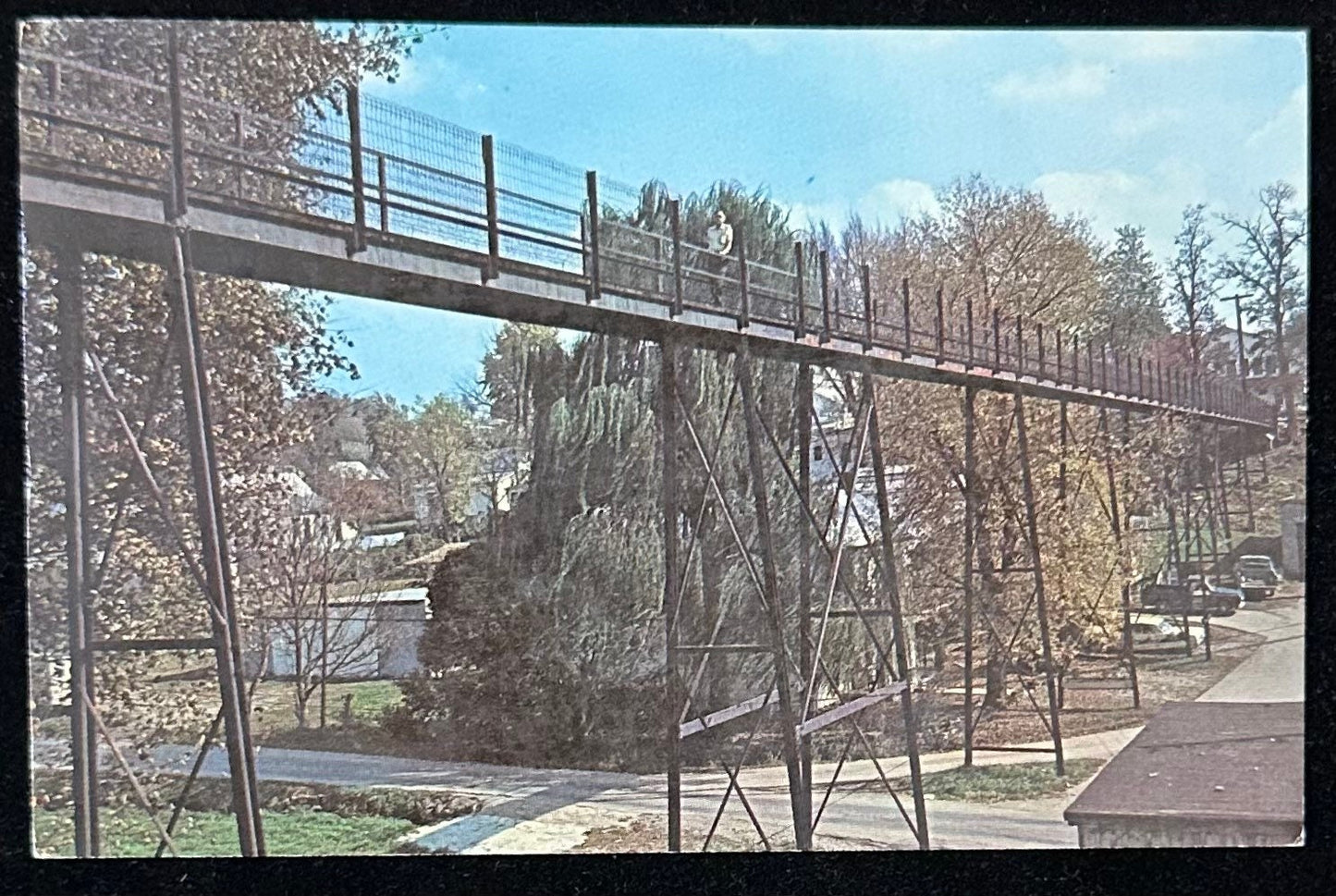 Greensburg Foot Bridge - Greensburg, Kentucky - Vintage Postcard