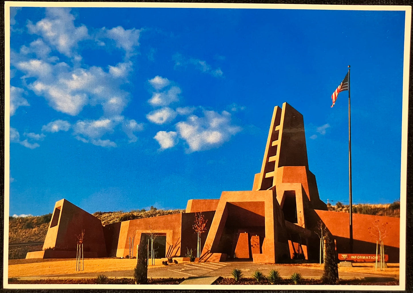 Yavapai - Apache Visitor Activity Center - Photo by Dave Roberts - Vintage Postcard