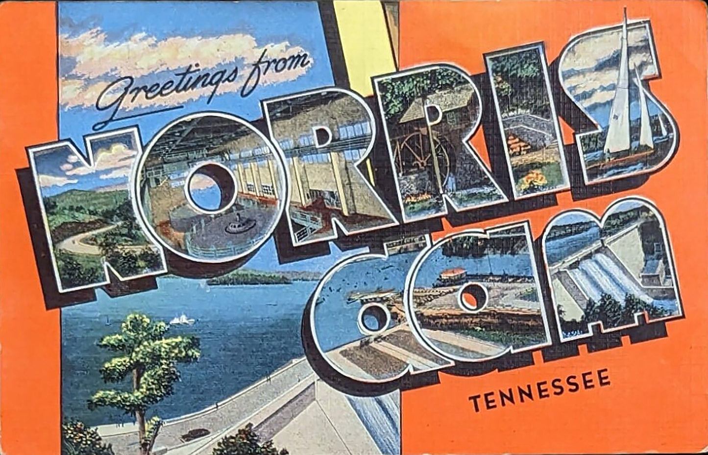 Greetings from Norris Dam, Tennessee - Digital Dowload