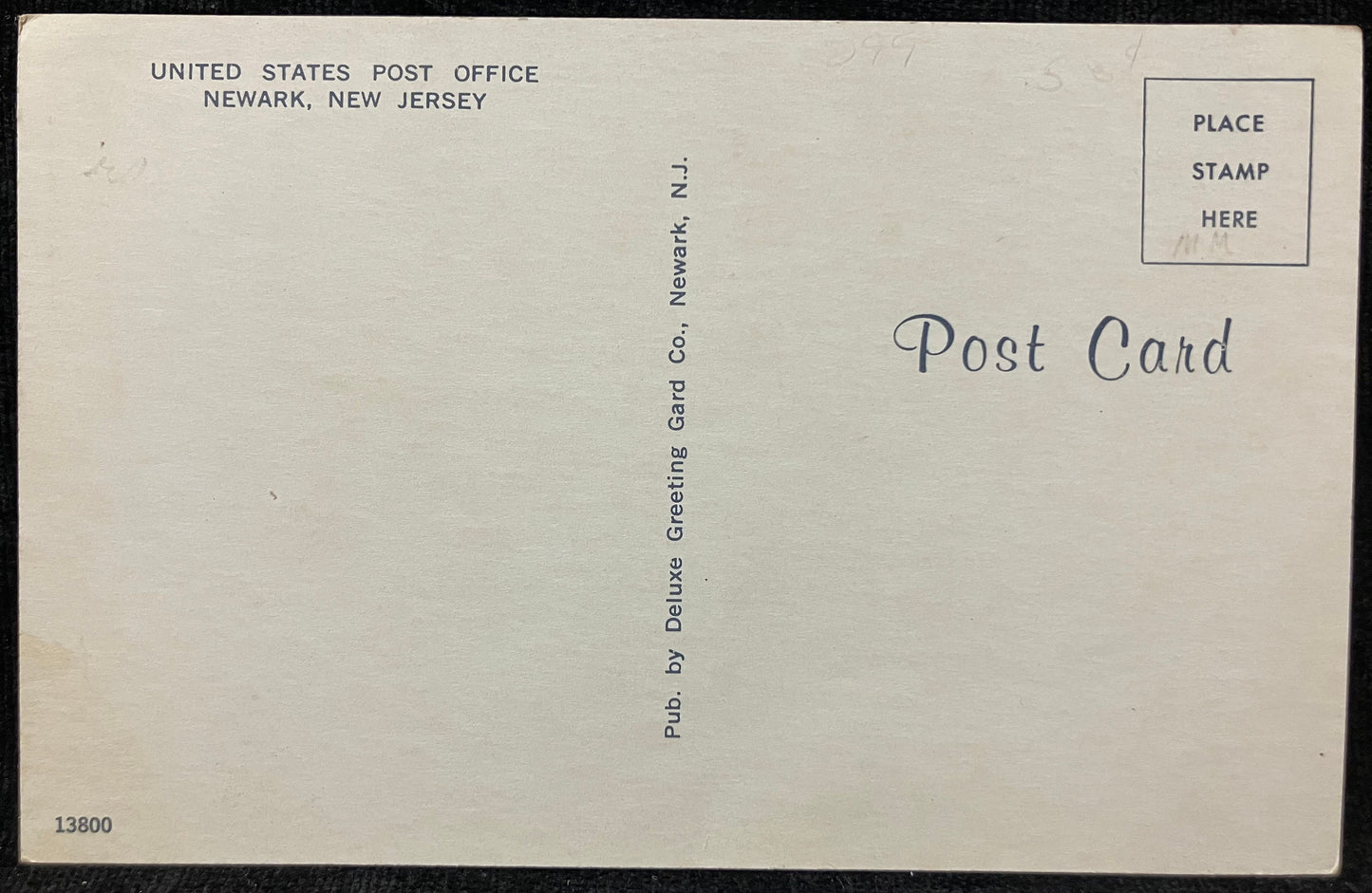 United States Post Office Newark, New Jersey - Vintage Post Office Postcard