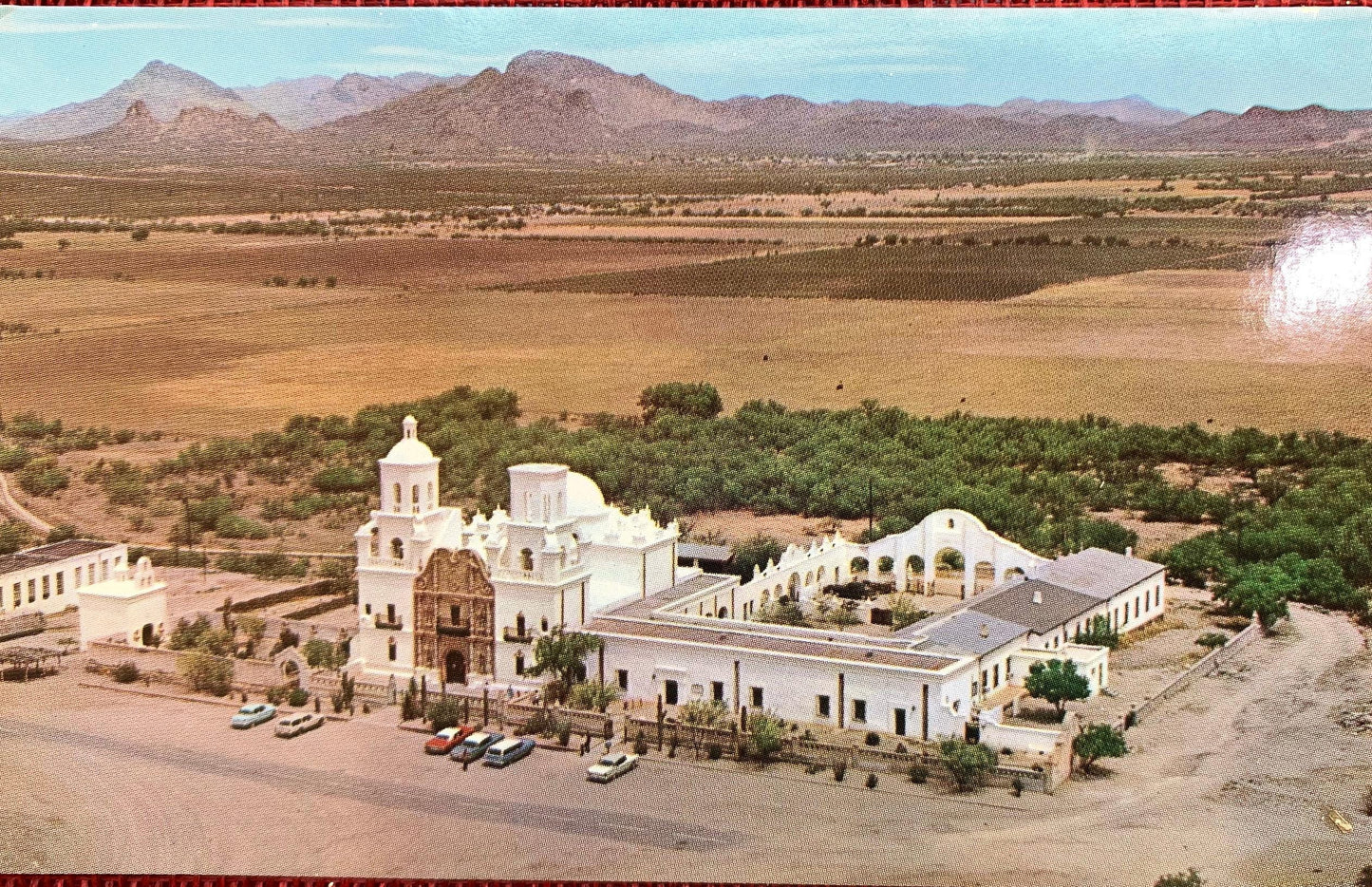 San Xavier Del Bac, Near Tucson, Arizona AZ Vintage Postcard