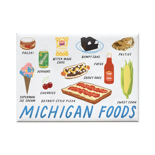 Michigan Foods Postcard